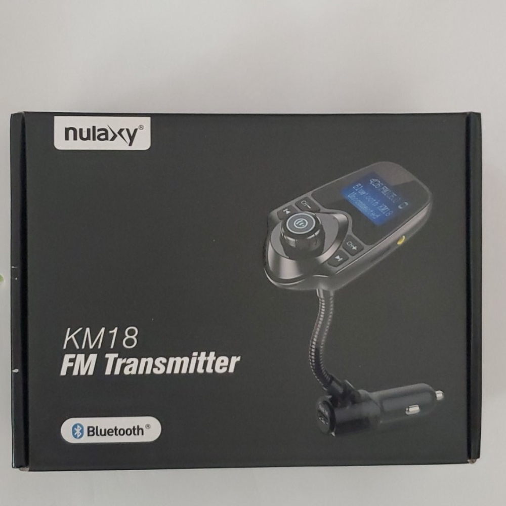 Nulaxy Bluetooth Car FM Transmitter Audio Adapter